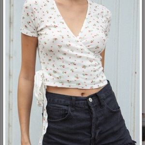 Brandy Melville wrap top